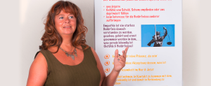 Anja Henkel beim Vortrag