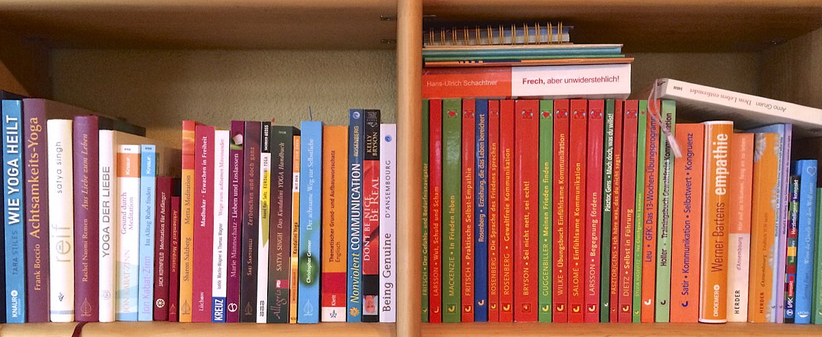 GfK-Literatur im Bücherregal
